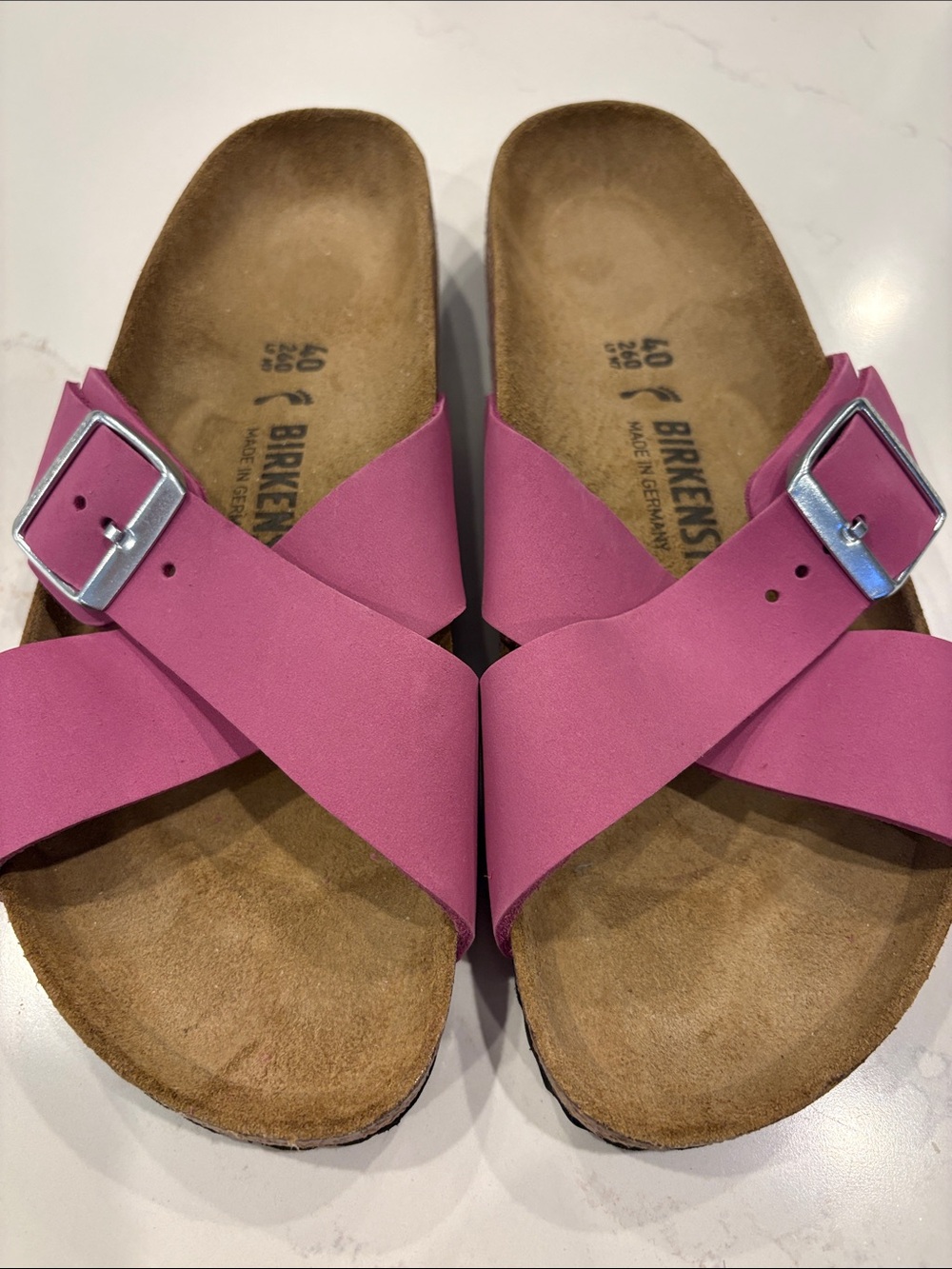 Birkenstock Women’s Crisscross Slide Sandals NWOT